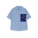 Graffiti Pocket Stripe Shirt