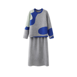 Block Motif Sweat Set Up