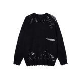 Two Tone Broken Sweater