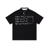 Letter Print Polo T