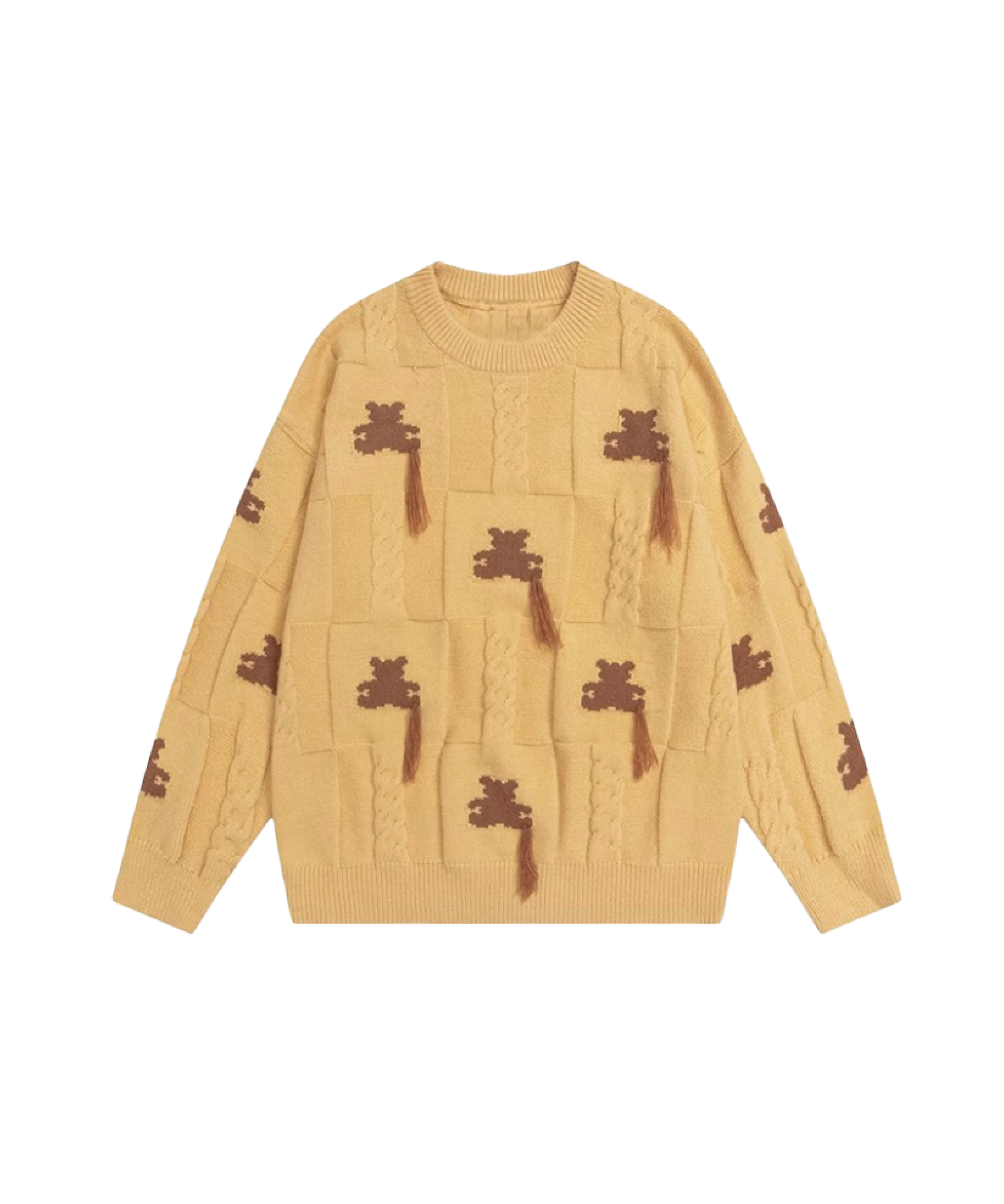 Broken Design Structured Sweater