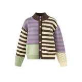 Stripe Dots Docking Cardigan