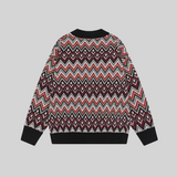 Voluminous Toxic Pattern Cardigan