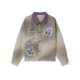 Gradiention Applique Jacket