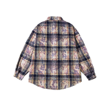 Vintage Tye Dye Check Shirt