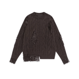 Asymmetry Broken Design Sweater