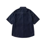 Fringe Piping Denim Shirt