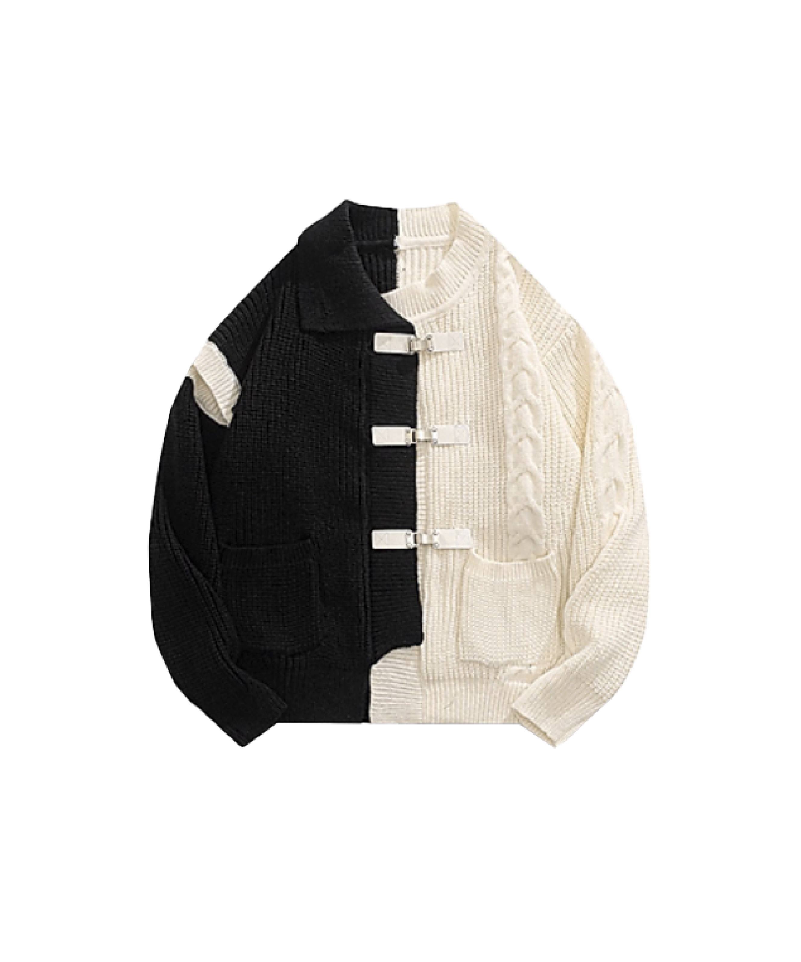 Half Docking Jeresy Cardigan