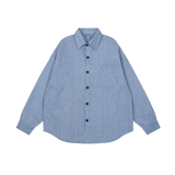 Vertical Stripe Loose Shirt