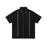 Embroidered Floral Deco Shirt