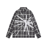 Splash Graphic Plaid Shirt