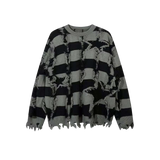 Fringe Star Design Sweater