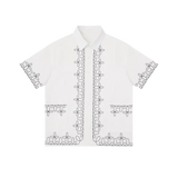 Embroidered Infinite Line Shirt