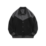 Fluffy Docking Baseball Jacket