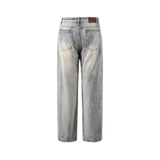 Relaxed Embroidery Denim Pants