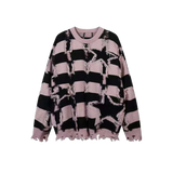 Fringe Star Design Sweater