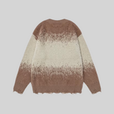 Gradient Mohair Fluffy Sweater