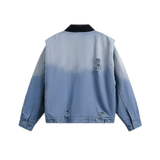 Gradient Blue Broken Jacket
