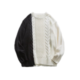 Half Docking Rib Sweater