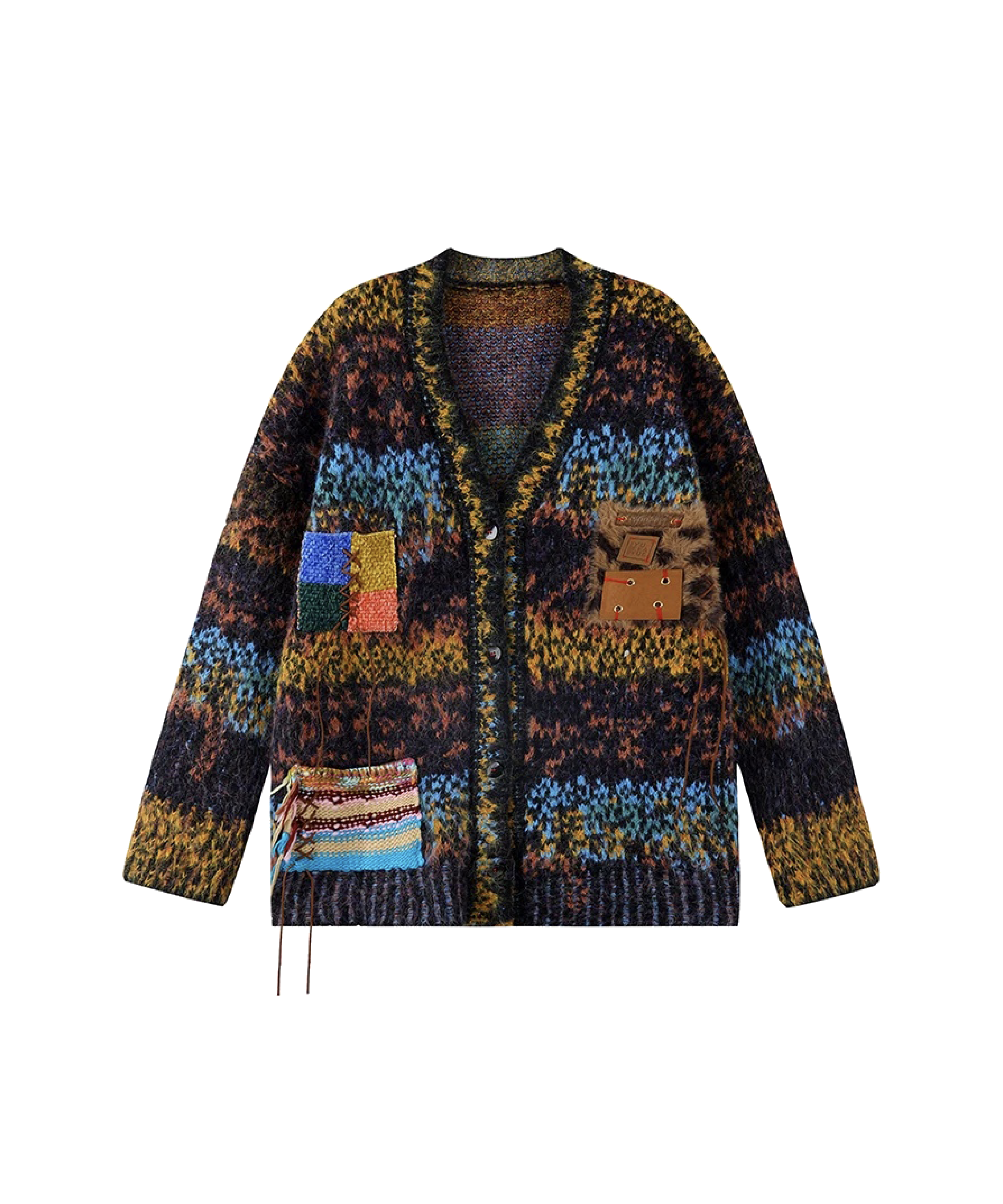 Exotic Mix Color Cardigan