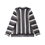 Gradient Multi-Tone Striped Cardigan