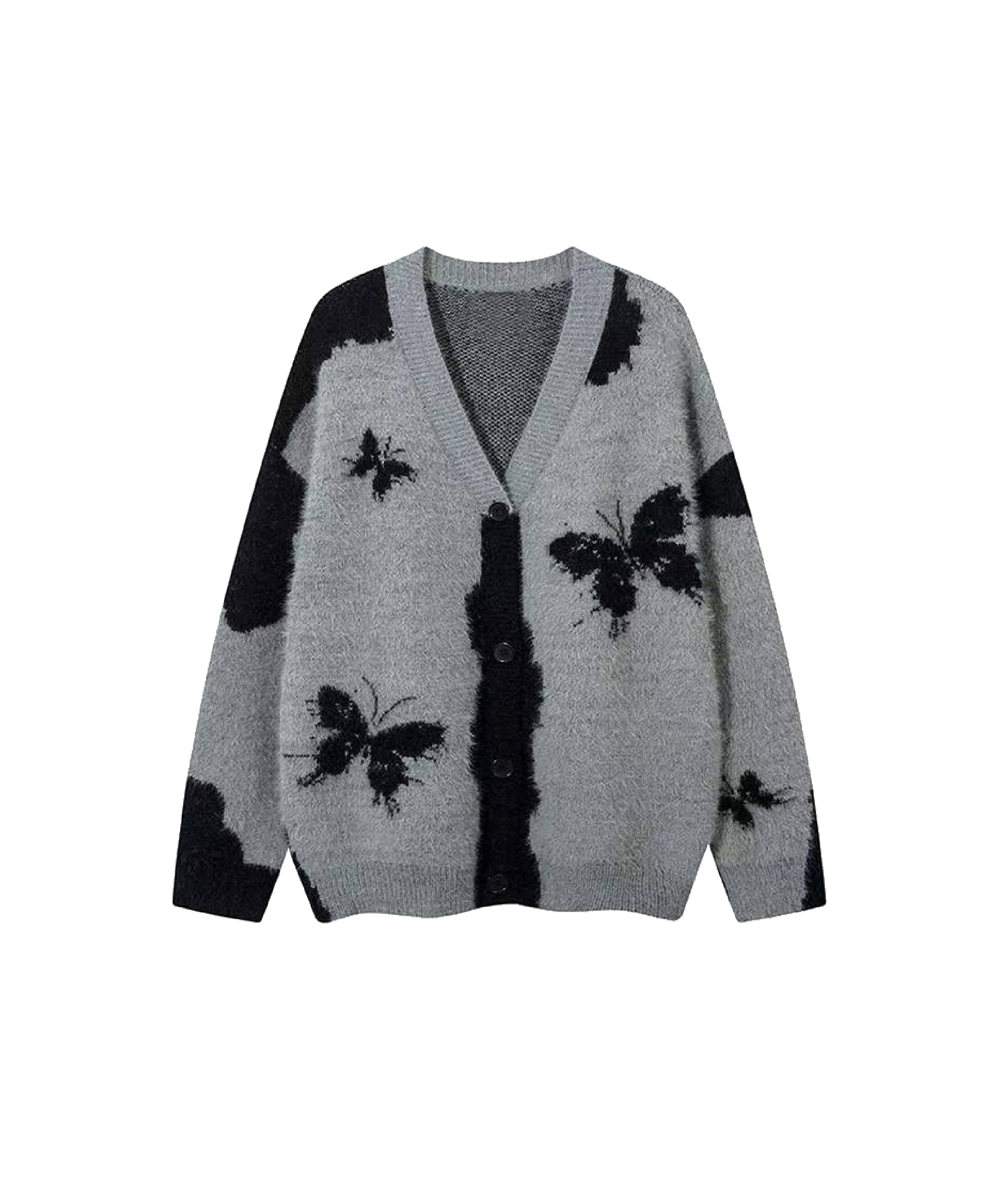 Butterfly Jacquard Cardigan