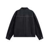 Double Pocket Denim Shirt Jacket