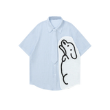 Cheerful Doggy Print Shirt