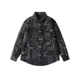 Paisley Pattern Denim Shirt