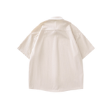 Emboss Flower Applique Shirt