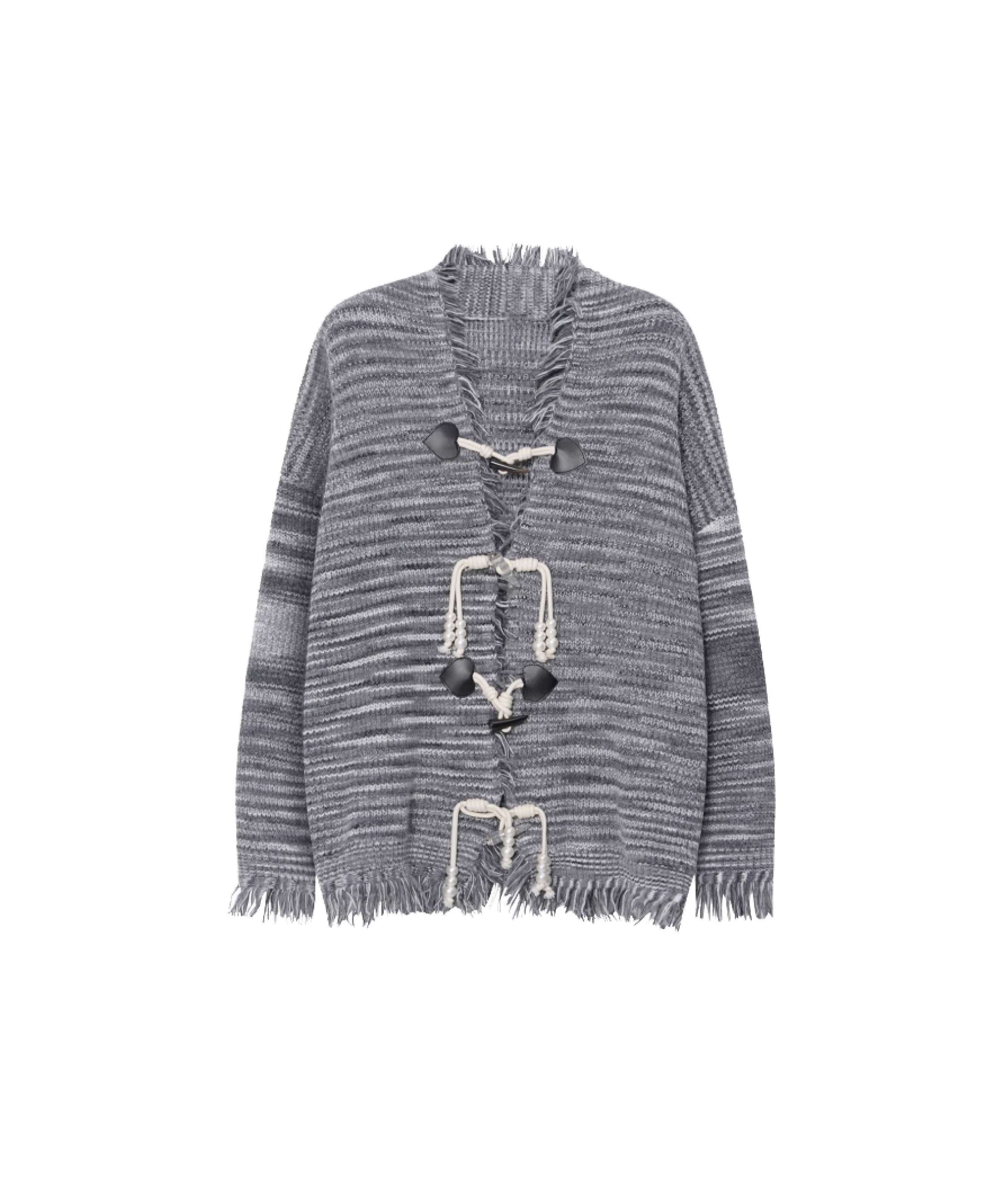 Fringe Buckle Cardigan
