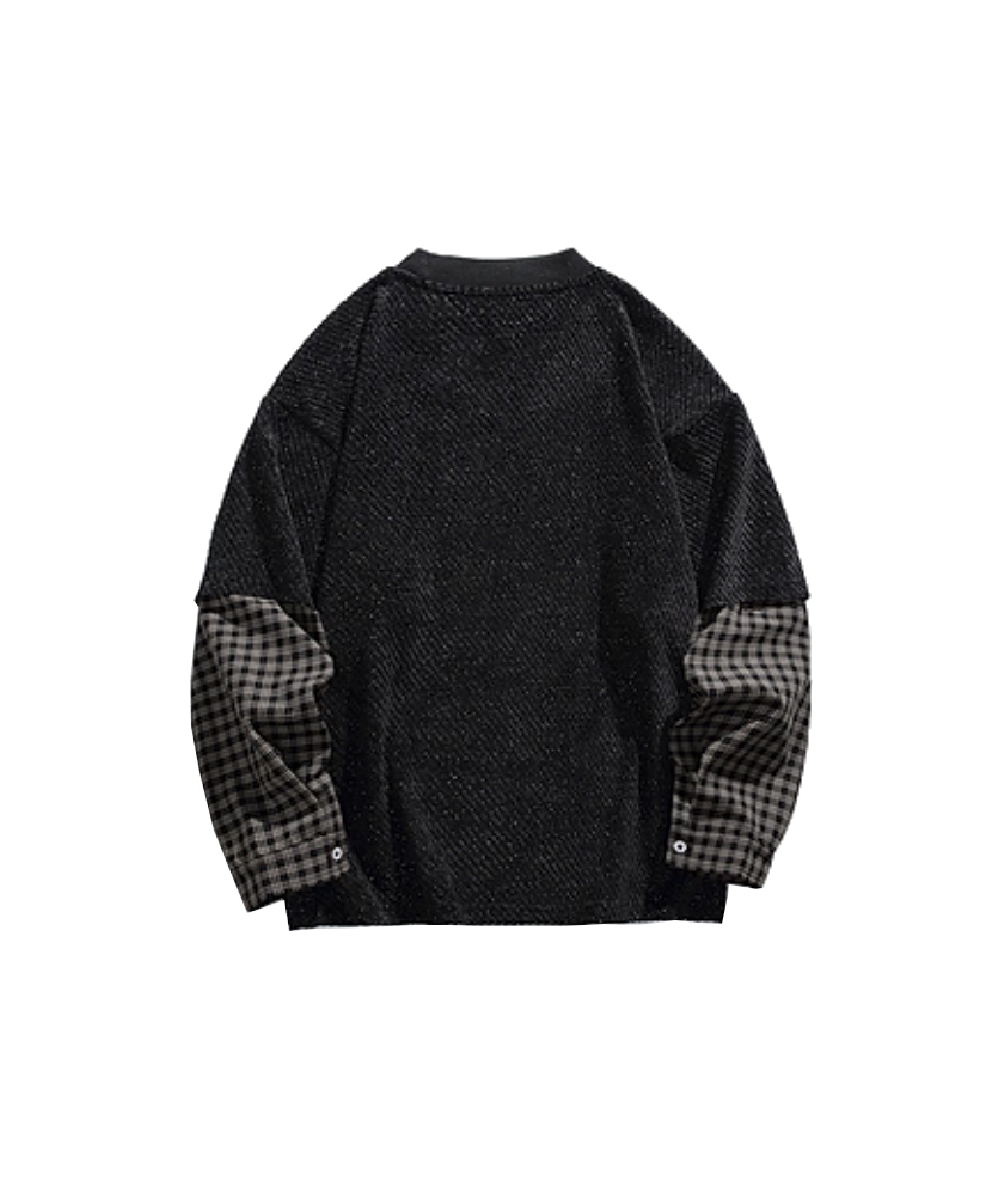 Fake Two Stitching Sweat