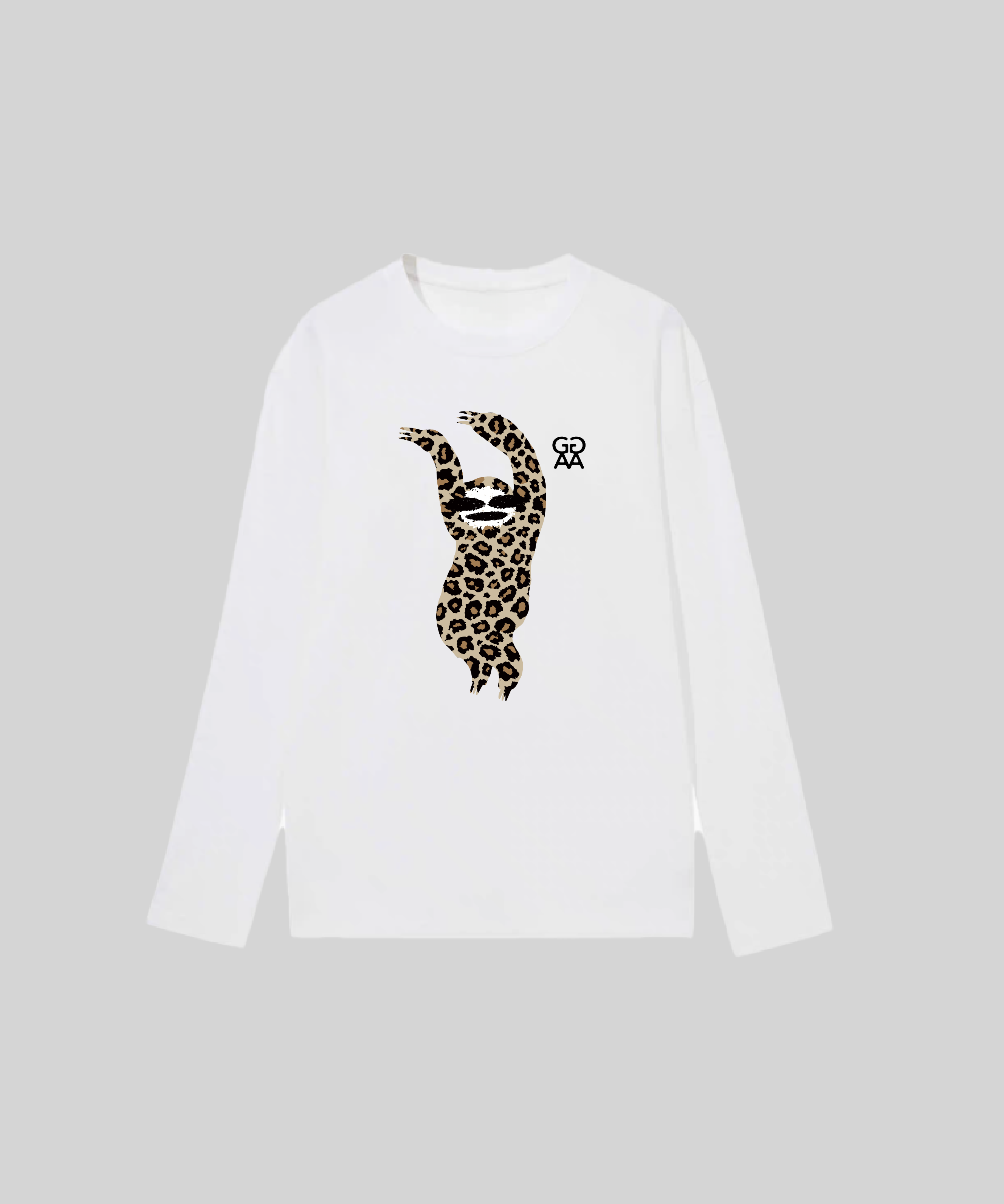 Leopard Sloth Long T.