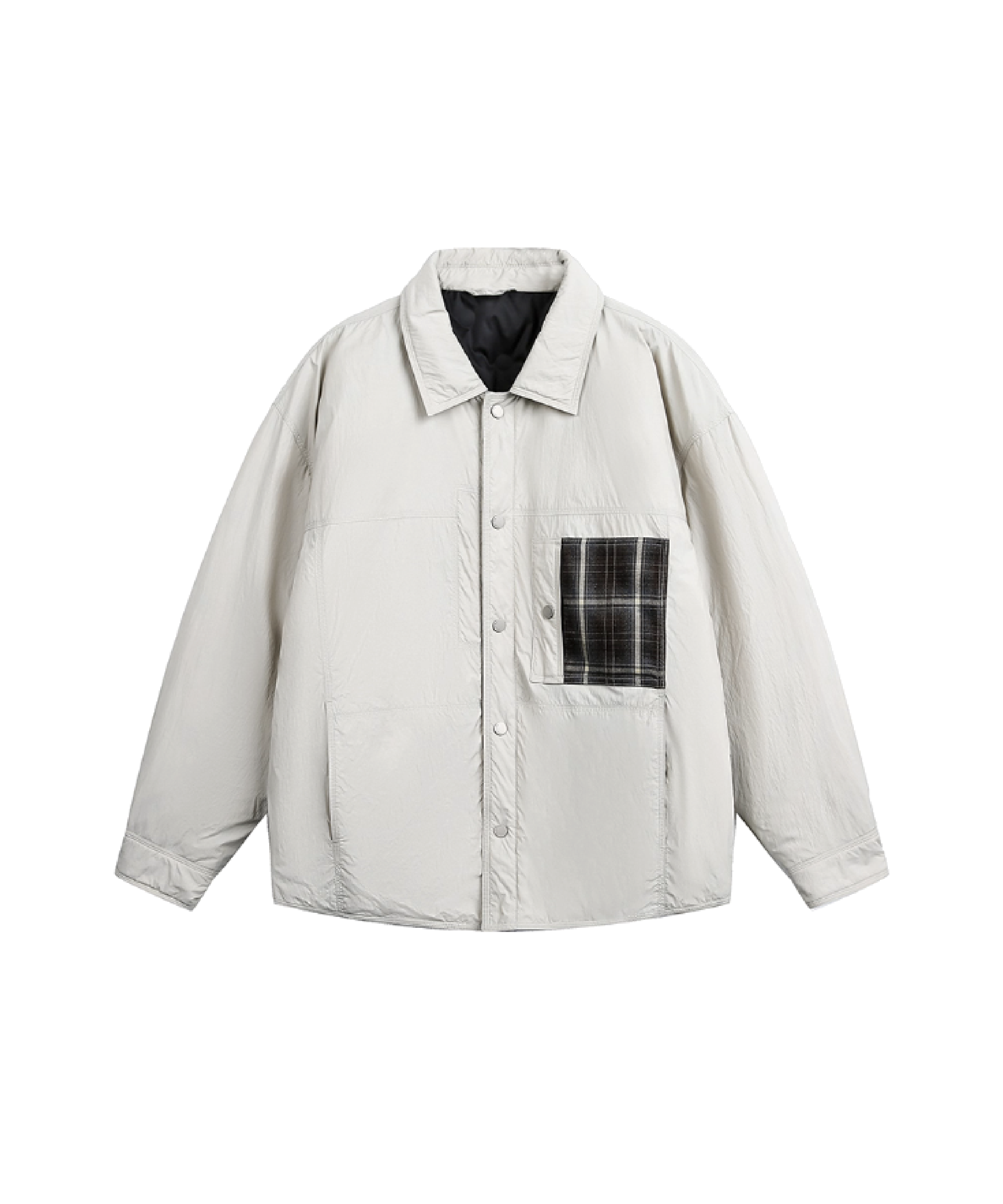 Check Docking Duck Down Jacket