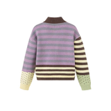 Stripe Dots Docking Cardigan