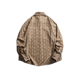 Retro Flower Print Shirt