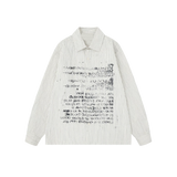 Graffiti Letter Stripe Shirt