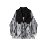 Docking Collar Print Shirt