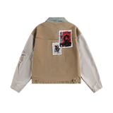 Retro Sticker Baseball Jacket