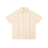 Embroidered Floral Deco Shirt