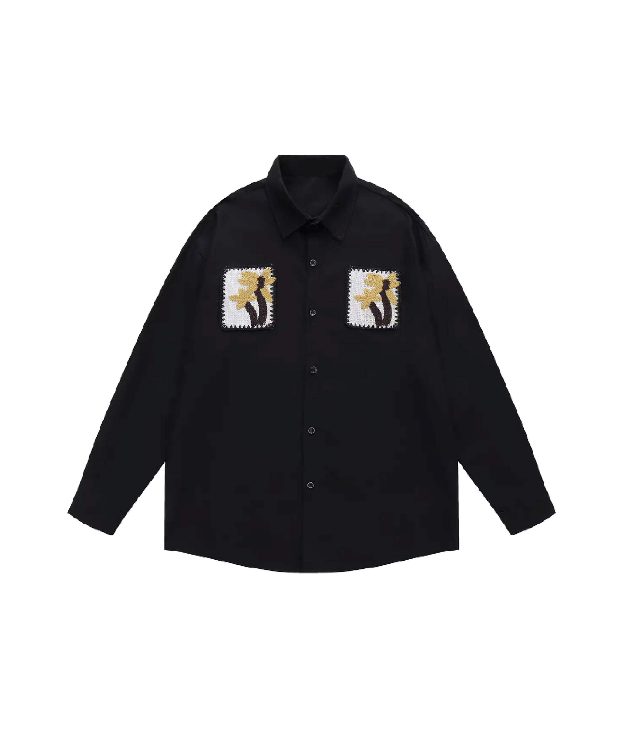 Floral Applique Shirt