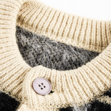 Mohair Check Cardigan