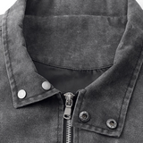 Distressed Denim Pocket Jacket