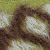 Fur Argyle Pattern Sweater