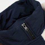 Balance Block Faux Fur Down Jacket