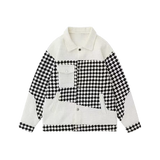 Patchwork Checker Jacket