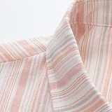 Stripe Lace Corn Appliqué Shirt