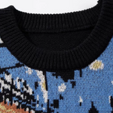 Colored Pattern Sweater