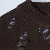 Two Tone Broken Sweater