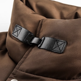 Stand Collar Check Docking Down Jacket